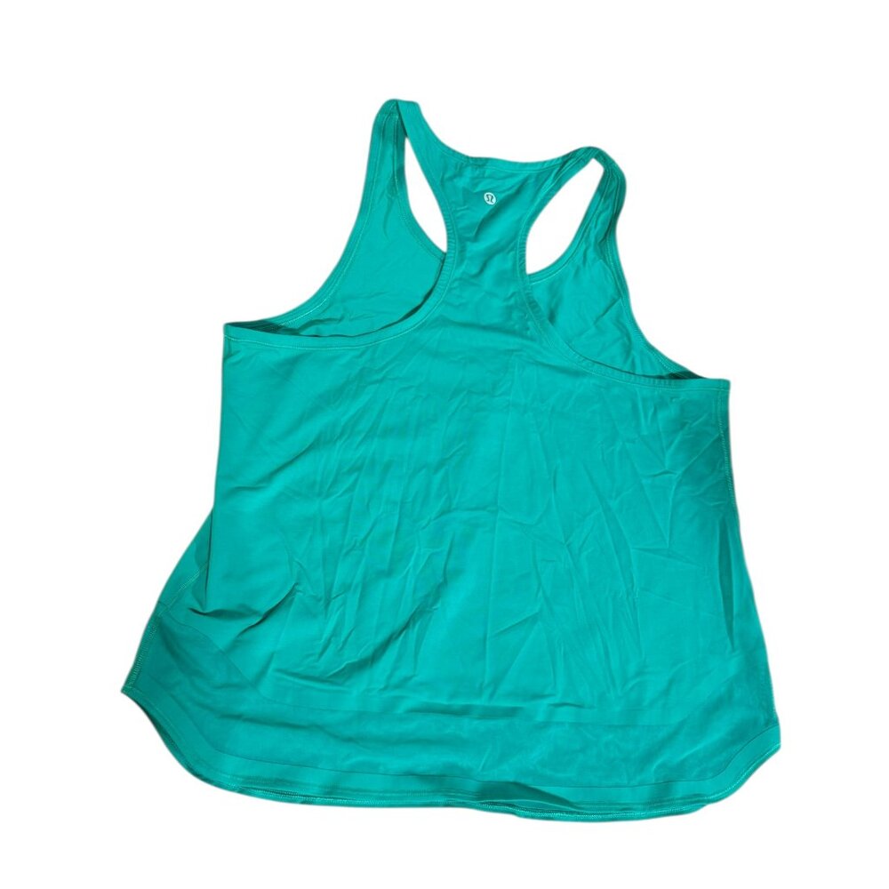 Lululemon Smooth Stride Tank (UV Protection) Viridian Green - Picture 2 of 6